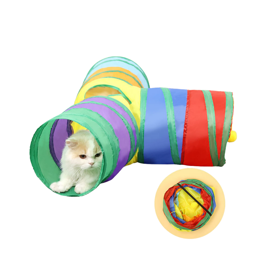 Cat Tunnel with Teaser Ball