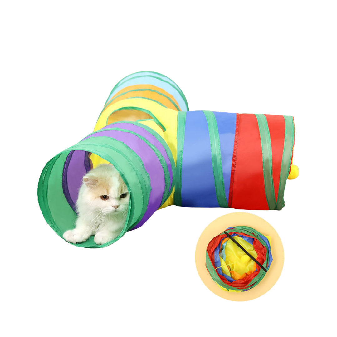 Cat Tunnel with Teaser Ball