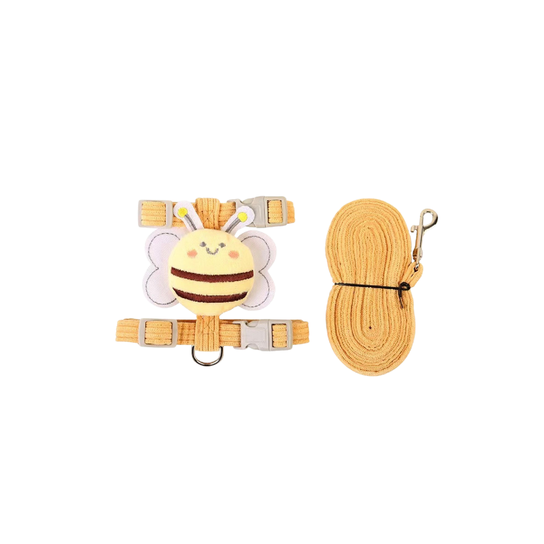 Cute Bumblebee Pet Collar & Leash
