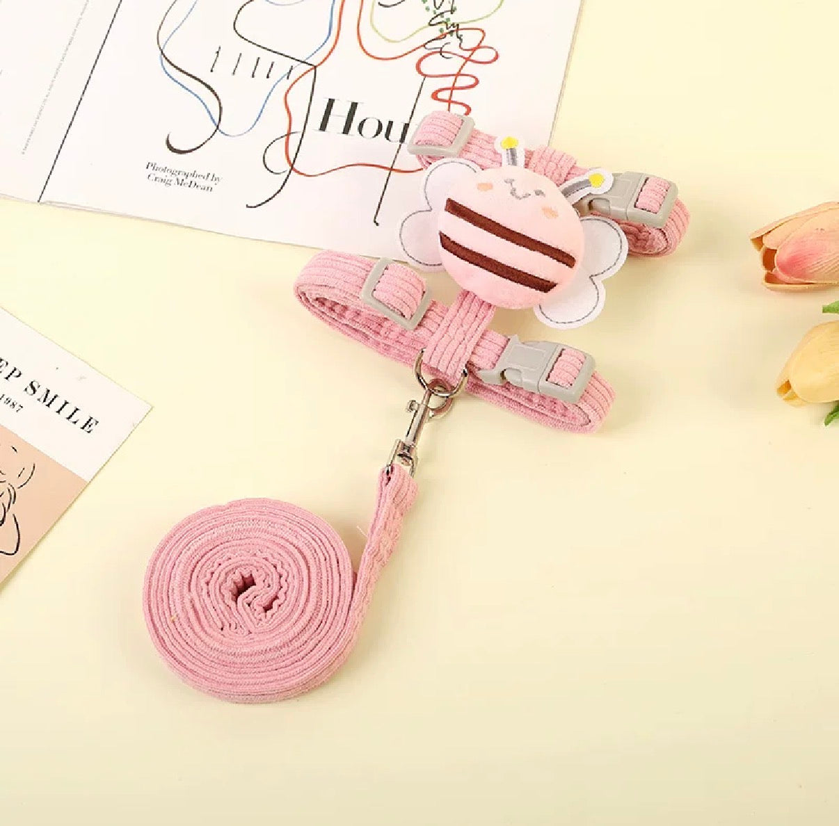 Bee Pet Collar & Leash
